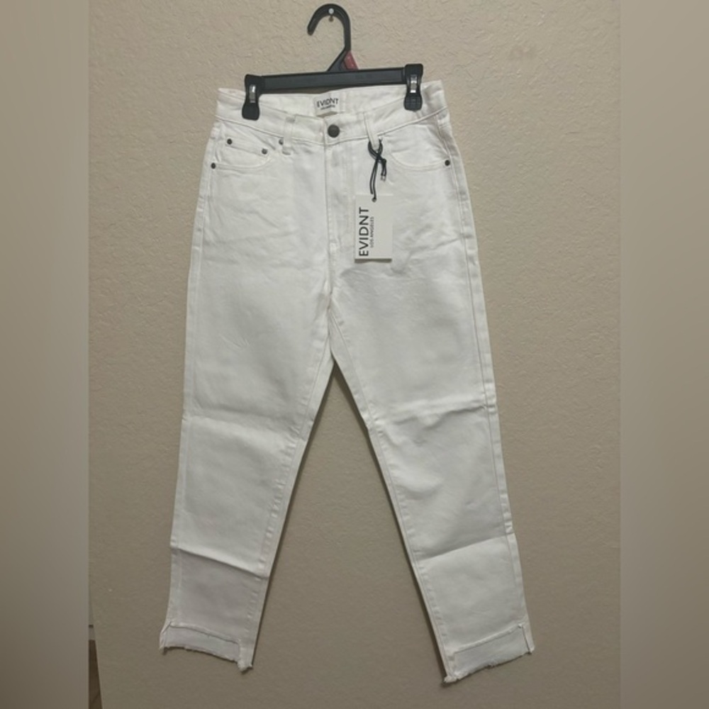 NWT‎ EVIDNT White Orsay Slim Anthropologie Jeans